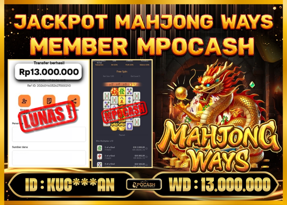 MPOCASH JACKPOT MAHJONG WAYS